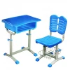 School Classroom Furniture Design Adjustable Height Single Children Student Desk And Chair