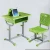 Import School Classroom Furniture Design Adjustable Height Single Children Student Desk And Chair from China