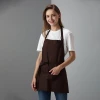 Schurzen delantales Fashion home kitchen room polyester cotton apron short necklace waistband black Cleaning Cooking Aprons