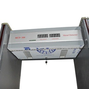 Security 6 Zones Walk Through Metal Detector Gate MCD-300