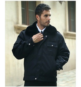 Security guards uniform custom service waterproof winter coat