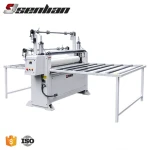 Semi automatic laminating machine covers protective film or logo on flat products to protect the surface of the product