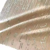 Shaoxing E-tex 95% polyester metallic rib trim knit  fabric spandex for women dress