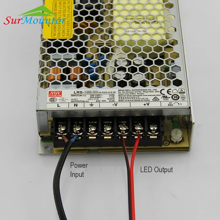 Shenzhen 24 Volt Dc Led Strip Mean Well Led Lighting Cabinet Linear Power Supply Driver 100W 12V Led Driver Switch Power Supply
