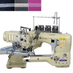 Shingling interlock flatseamer sewing machine