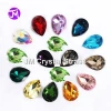 Shining Fancy Teardrop Shape Glass Sew On Gems Crystal Claw Rhinestone for Christmas