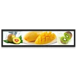 Shopping Mall Showcase Advertising Player Lcd Display Digital Signage Stretch Bar Screen