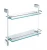 Import Shower Room Corner Mounted Glass Shelf from China