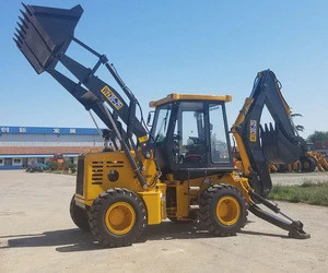 Side shift 7670kg 4x4 backhoe loader price WZ30-25 with 1.0m3+0.3m3 bucket and 75kW 100HP turbocharged diesel engine