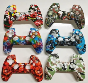 silicone bags Game Controller Protective Colorful Design controller Silicone  case waterproof rubber case for PS 5