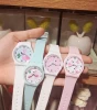 Silicone Candy Jelly Color Student Wristwatches Girls Clock Flamingo Watches Children Wristwatch Kids Quartz Watch