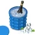 Import Silicone Ice Maker Fast Cold Ice Bucket Ice Storage Silicone Bucket from China