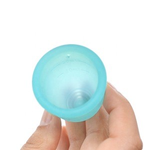 Silicone menstrual cup for ladies