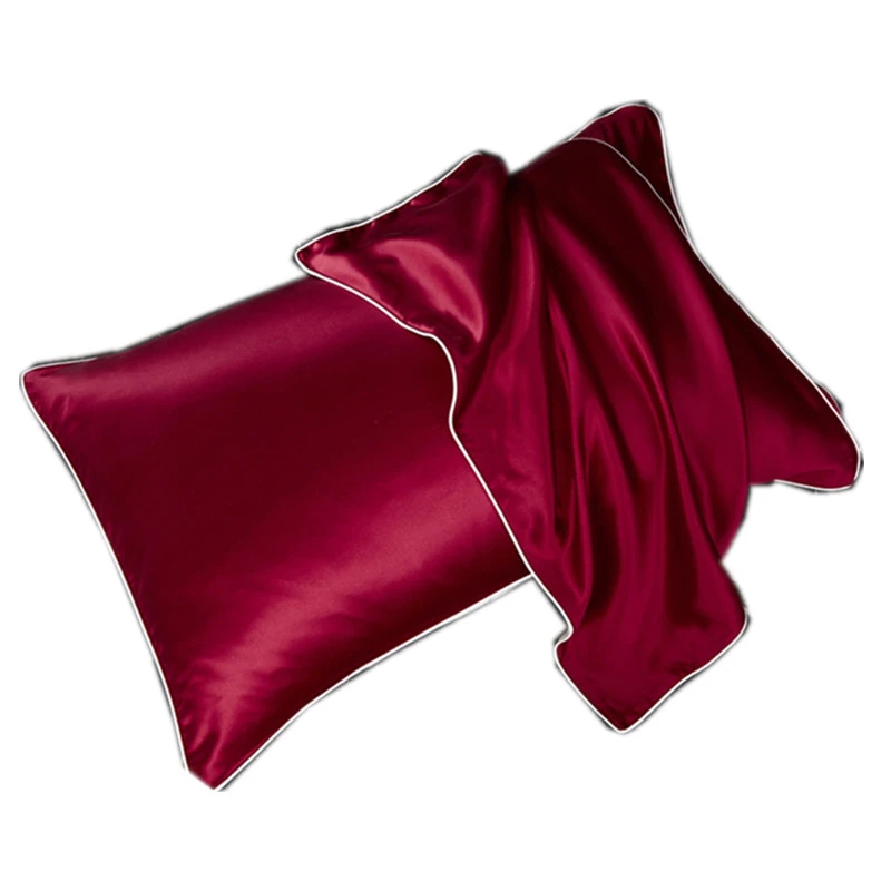 Silk Pillowcase 100% Mulberry for Hair and Skin 19 MM 100% Mulberry Silk Satin Pillowcase