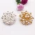 Import Silver Pearl Rhinestone Flat Back Embellishment Brooch Pin Clear Pearl Wedding Brooches in Gold from China