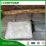 silver white metal Sb antimony ingot price