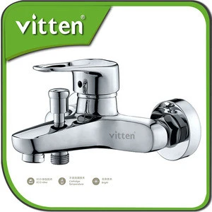 Single lever solid brass shower mixer tap shower faucet