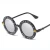 Import SKYWAY Fashion Alphabet Bee Sunglasses Hot Selling Vintage Round Women Men Unisex UV400 PC Sun Glasses from China