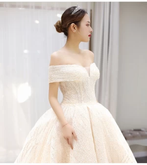 Sleeveless Bridal Gown Wedding Dress White Ruffle Floral Print Wedding Dresses