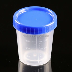 Small 30ml 60ml Medicine Measure Cups Plastic Liquid Measuring Cups with Dome Lid