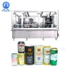 Small Carbonated Water Bottle Energy Drink Water Filling Machine sparkling water can filling machine