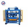 Small home production machinery QT40-2 manual cement hollow block making machine