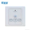 Smart 3 Gang Automatic ON OFF Grass Screen Touch PIR Motion Sensor wall light Switch widely application automatic on/off
