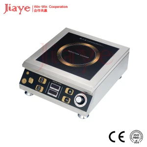 Smart Helpful Cooking Appliance Big Power Energy Saving 5KW Stainless Steel Commercial  Induction Cooker For Chef   JY-IC1006A