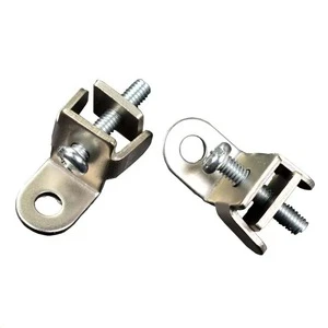 Smart home Electric curtain accessories opening and closing curtain track lock ear lock plate factory direct supply