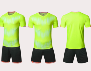 Soccer Uniform With Set Sublimation Sportswear Custom Soccer Jersey set uniform For Men Football Shirt Suit