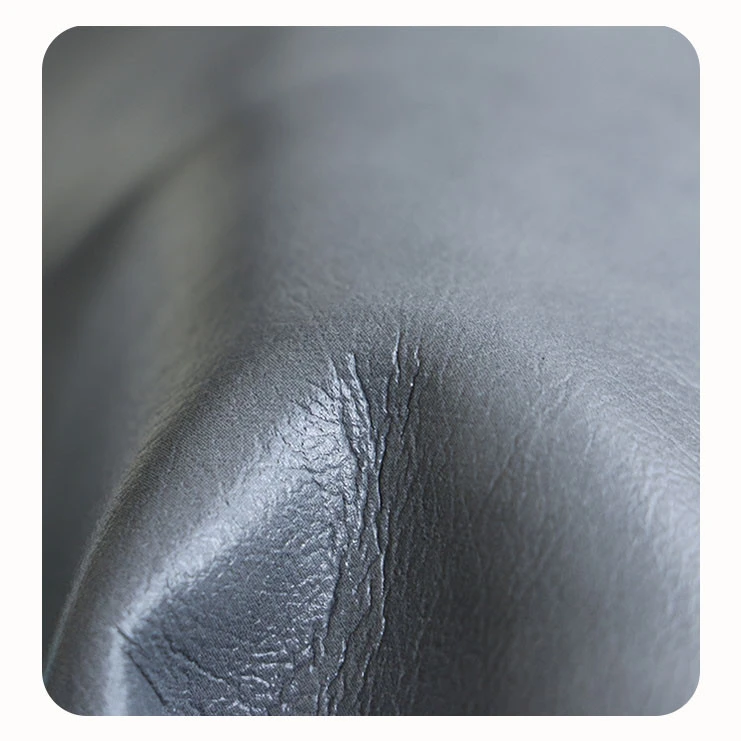 Sofa fabric smooth waterproof pu leather with embossing synthetic leather faux leather fabric