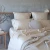 Import Soft breathable 100% organic bamboo fiber green bed linen from China