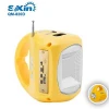 Solar kit LED Emergency searchlight with FM radio and mp3(QM820D)