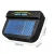 Import Solar Power Car Window Fan ABS Cool Solar Exhaust Fan with Rubber Stripping Car Accessories Auto Fan from China