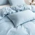 Import Solid Colour Matte Bedding  Soft and Cozy Quilt Cover Three-Piece Set from China