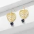 Import SophiaXuan Holiday Pearl Dangling Earrings Gold Plated Water Drop Pendant Women Hawaiian Earring from China