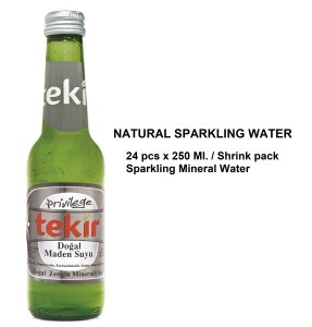 Sparkling Mineral Water - 250 Ml. Glass Bottled Screw Cap 250