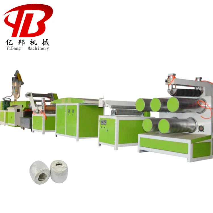 Split Film pp pe polypropylene twine rope manufacturing line extruder machine