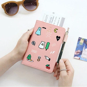 Spooky card Holder PU ID Credit Travel Wallet Case women Ticket Pouch Packages Passport Cover Organizer Clutch Money Bag