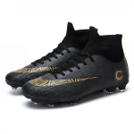 Spot Drop-shopping Cheap Soccer Shoe Most popular design Breather Cleats Professional Shoes Football Soccer Boots for Men