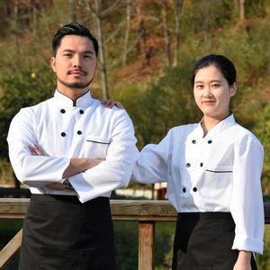 Spot Kitchen cook top chef uniform/cotton fabric executive chef jacket