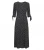 Import Spot Tie Sleeve Side Split Midi Dress For Women from China