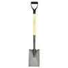 Square-Point Shovel with Fiberglass handle Y Grip