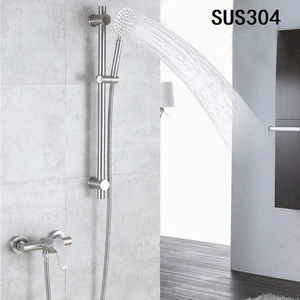 Stainless Steel Brush Nickel Finish Shower Sliding Stabilizer Grab Bar With Low MOQ