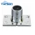 Import Stainless steel marine deck hardware 90 degree stanchion base for rail 90x56x60 from China