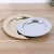 Import Stainless Steel Round Shape Mirror Polished Gold Color Dinner Plate from China