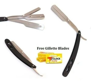 stainless steel straight barber razor
