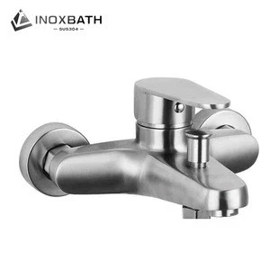 Stainless steel tap wall mounted tub faucet mixer bath shower faucets with hand head