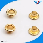 Standard level metal brass garments eyelets