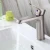 Import Standard SUS Stainless Steel Bathroom Wash Basin Faucet Cheap Hot Cold Water Mixer Tap Quality Bathroom Accessory Vanity Faucet from China